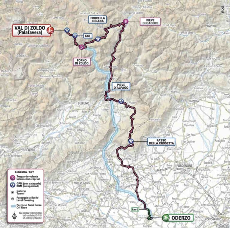 Giro 2023 étape 18 Parcours et profil