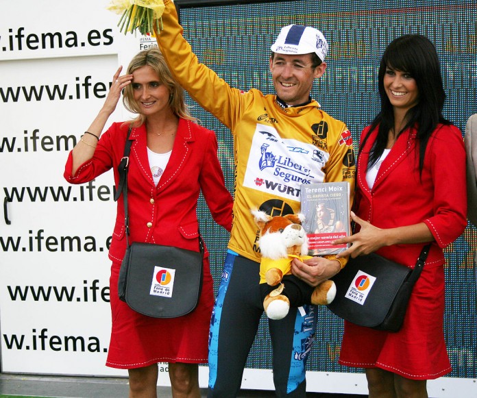 Roberto Heras sur le Tour d'Espagne 2005.