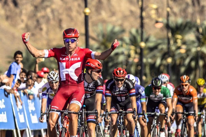 Alexander Kristoff, encore vainqueur sur le Tour d'Oman 2016. Photo : Tour d'Oman