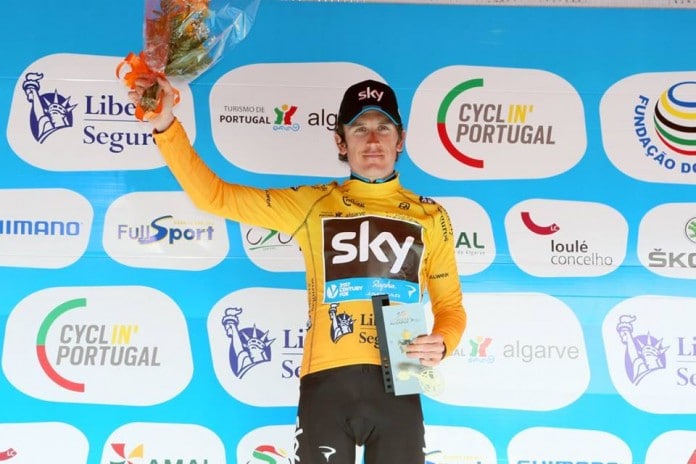 Geraint Thomas vainqueur du Tour de l'Algarve 2015. Photo : Tour de l'Algarve