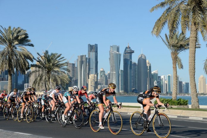 Ladies Tour of Qatar 2016. Photo : Qatar Cycling Federation/Paumer/B.Bade