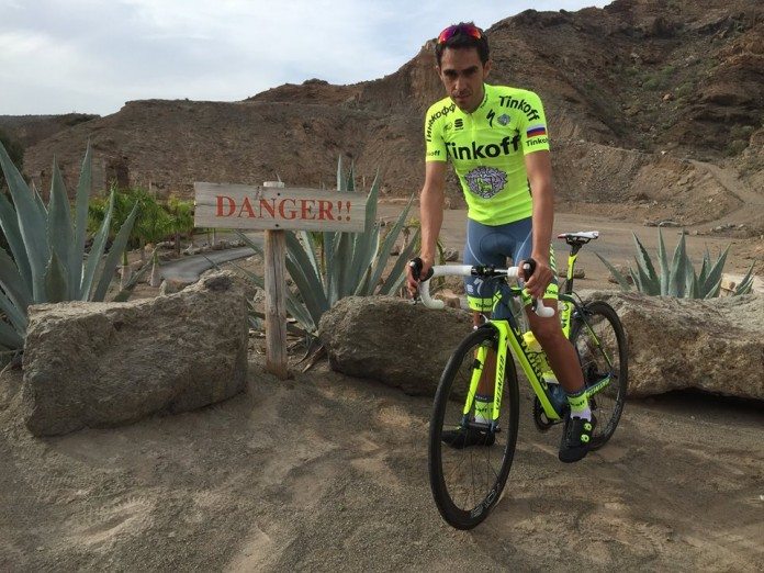 Alberto Contador, le principal danger de ses adversaires ? Photo : Tinkoff