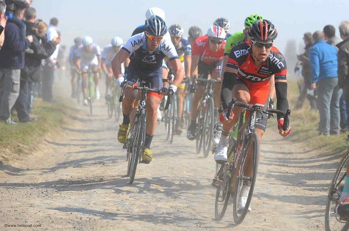 Greg Van Avermaet est prêt pour ses principaux objectifs de la saison : Le Tour des Flandres et Paris-Roubaix. photo : BMC