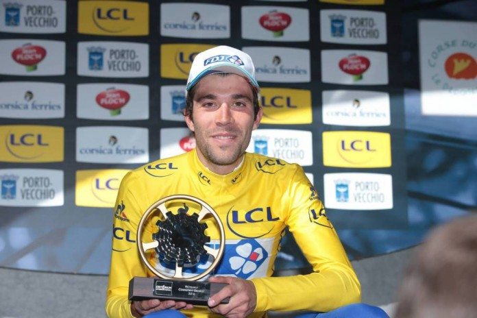 Thibaut Pinot a remporté sa première course par étapes de la saison à l'occasion du Critérium international 2016. Photo : Pressesport/FDJ