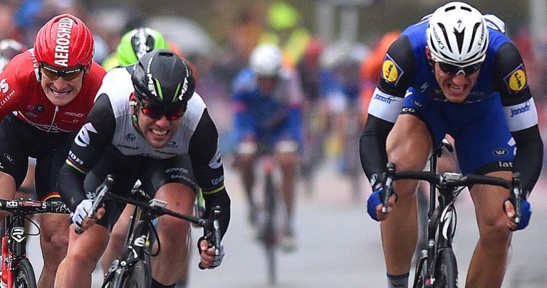 Marcel Kittel devant Mark Cavendish
