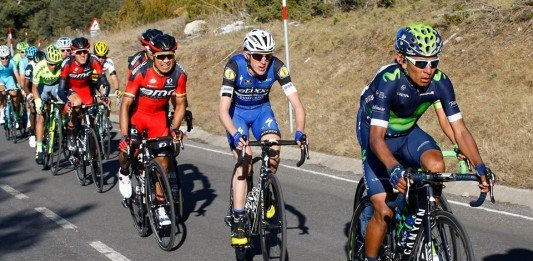 Nairo Quintana, grand favoris pour la victoire finale sur le Tour du Pays-basque. Photo : Movistar