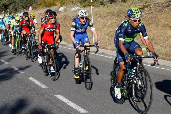 Nairo Quintana, grand favoris pour la victoire finale sur le Tour du Pays-basque. Photo : Movistar