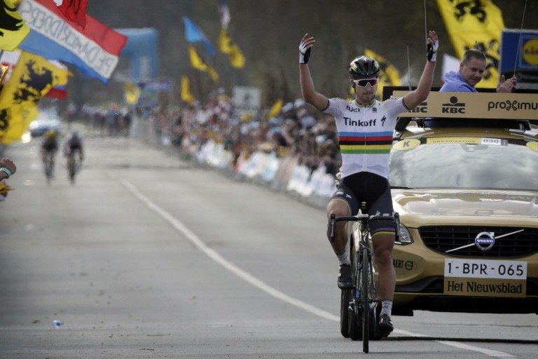 Peter Sagan avec la classe !
