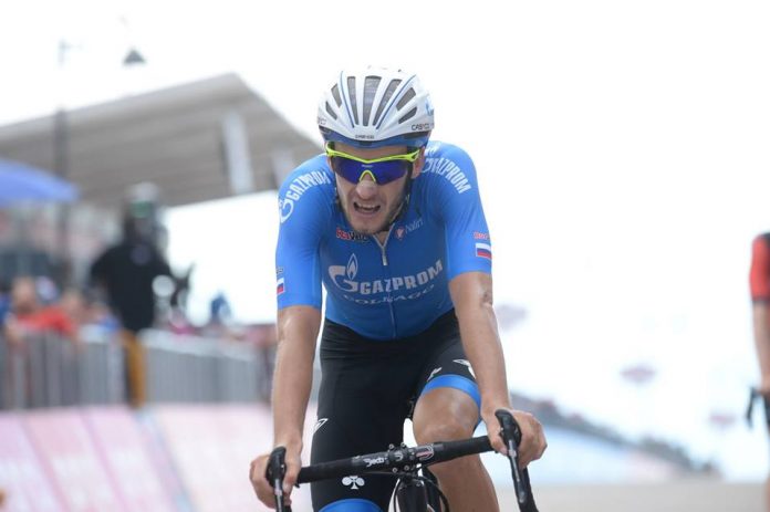 Alexander Foliforov, la surprise de la 15ème étape du Tour d'Italie 2016. Photo : Giro d'Italia