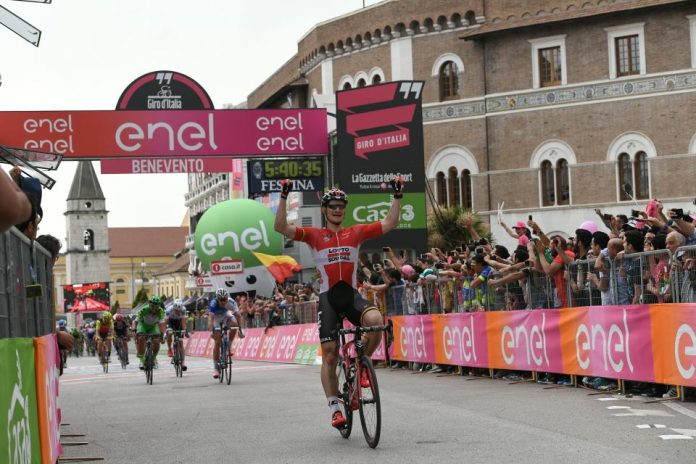 André Greipel en costaud sur la 5ème étape du Tour d'Italie 2016. Photo : Giro d'Italia