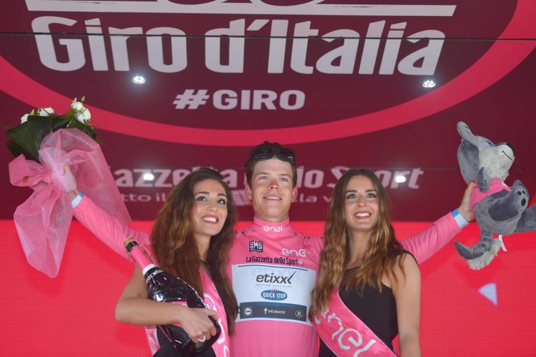 Bob Jungels (Quick-Step Floors) nouveau maillot rose du Giro 2017