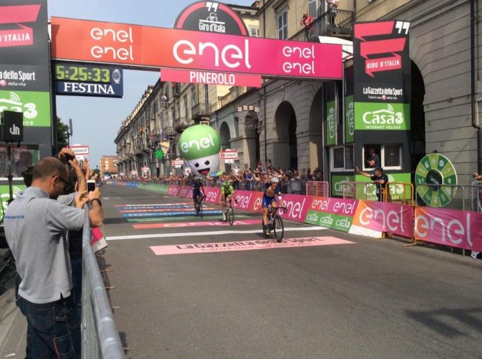 Matteo Trentin a remporté la 18e étape du Tour d'Italie 2016. Photo : Giro d'Italia.