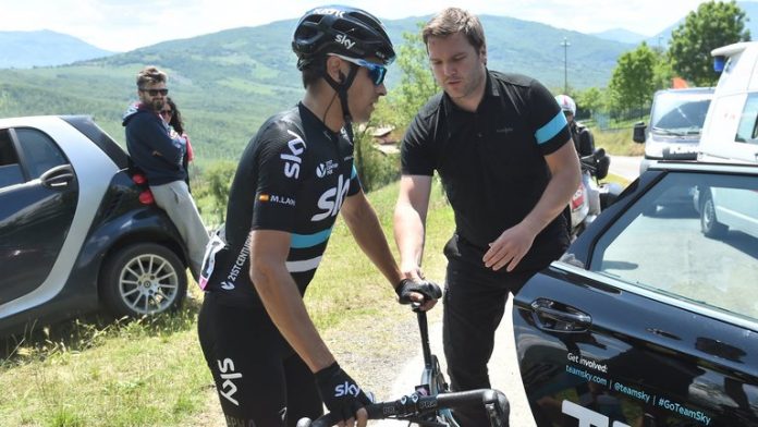 TODAYCYCLING - Mikel Landa abandonne le Tour d'Italie 2016 - Photo : Team Sky