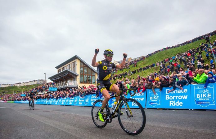 TODAYCYCLING - Thomas Voeckler remporte la dernière étape du Tour de Yorkshire 2016 ainsi que le général. Photo : SWPix/Le Tour de Yorkshire