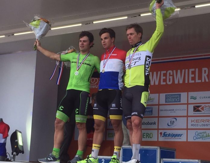 Dylan groenewegen champion des Pays-Bas sur route. Photo : Twitter LottoNL Jumbo