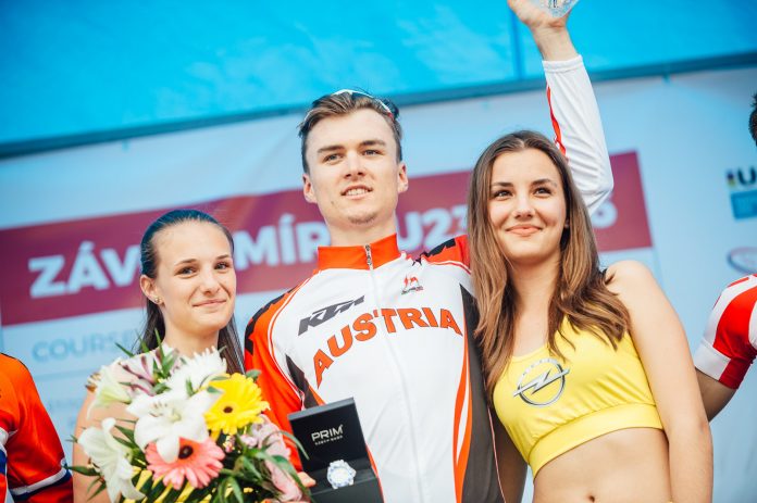 Daniel Auer remporte la 1ère étape de la Course de la Paix U23 2016. Photo : ttvsportgroup