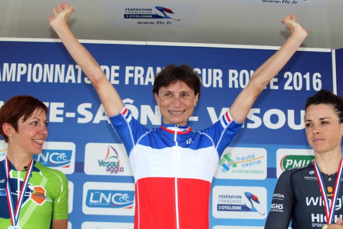 Edwige Pittel championne de France sur route 2016. Photo : Patrick Pichon FFC