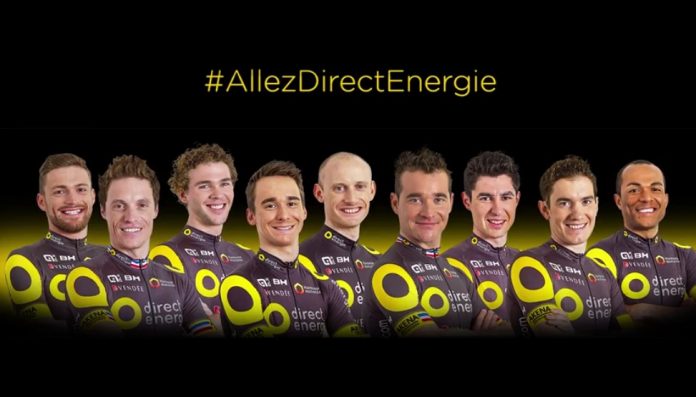 Equipe Direct Energie sur le Tour de France 2016. Photo : Direct Energie