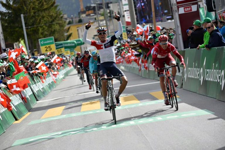 IAM Cycling avec Mathias Frank et Jérôme Coppel