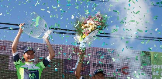 TODAYCYCLING - Nairo Quintana sur le Tour de San Luis 2016. Photo : Movistar.
