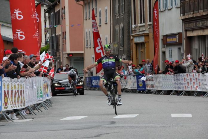 TODAYCYCLING - Pierre-Luc Périchon victorieux sur le Tour de Savoie. Photo : Fortuneo-Vital Concept