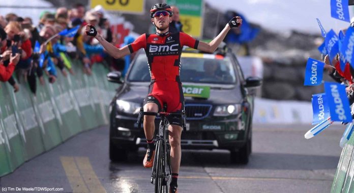 TODAYCYCLING - Tejay Van Garderen victorieux de la 7e étape du Tour de Suisse 2016. Photo : Tim De Waele/BMC.