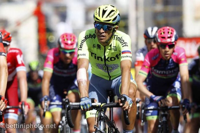 TODAYCYCLING - Alberto Contador sur le Tour de France 2016. Photo : Bettini/Tinkoff.
