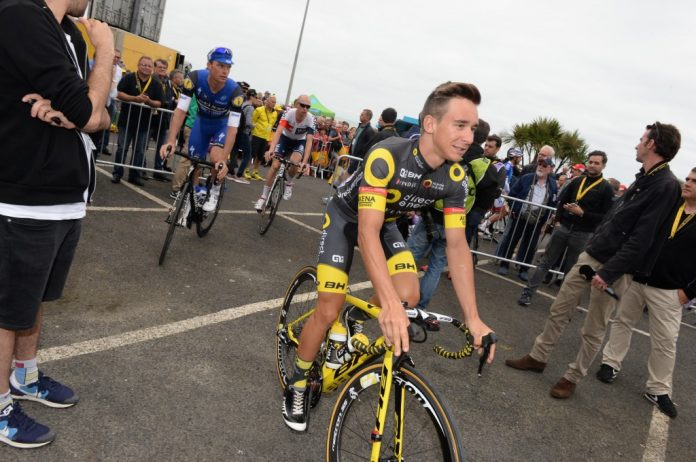 TODAYCYCING - Grosse déception pour Bryan Coquard après sa deuxième place sur la quatrième étape du Tour de France. Photo : Direct Energie