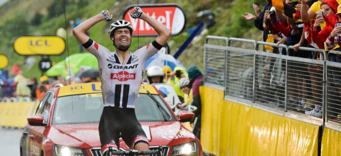 TODAYCYLING - Tom Dumouli avait remporté la 9e étape, à Andorre Arcalis. Photo : ASO