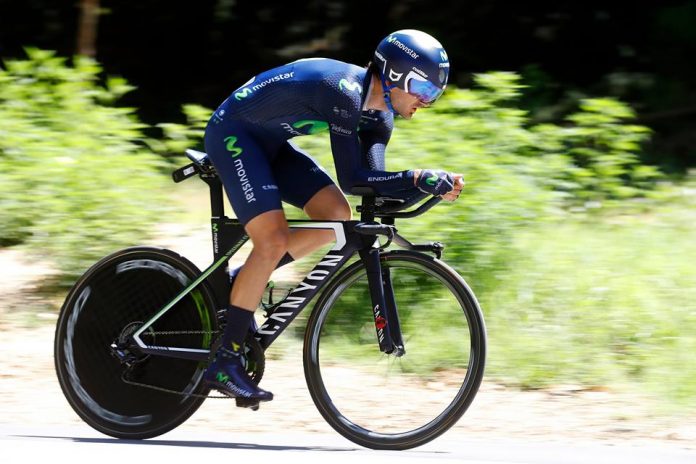 TODAYCYCLING - Gorka Izagirre lors de la 13e étape du Tour de France 2016 disputée sous forme d'un contre-la-montre. Photo : Movistar