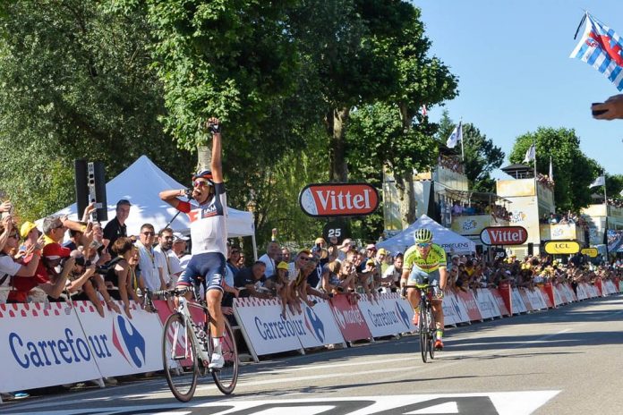 TODAYCYCLING - La belle histoire de Jarlinson Pantano qui s'impose à Culoz lors de la 15e étape du Tour de France 2016. Photo : ASO/G.Demouveaux