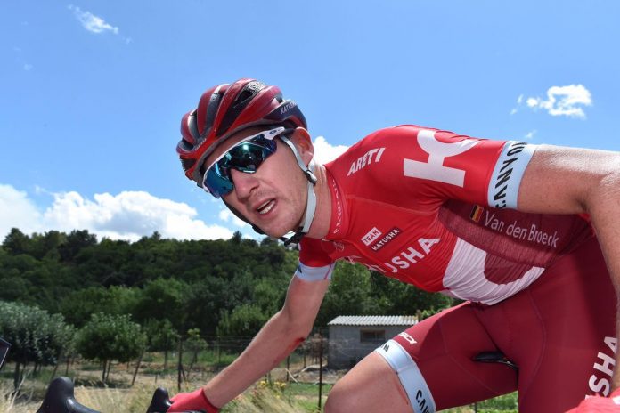 TODAYCYCLING - Jurgen Van den Broeck suite à sa chute sur le Tour de France. Photo : Team Katusha.