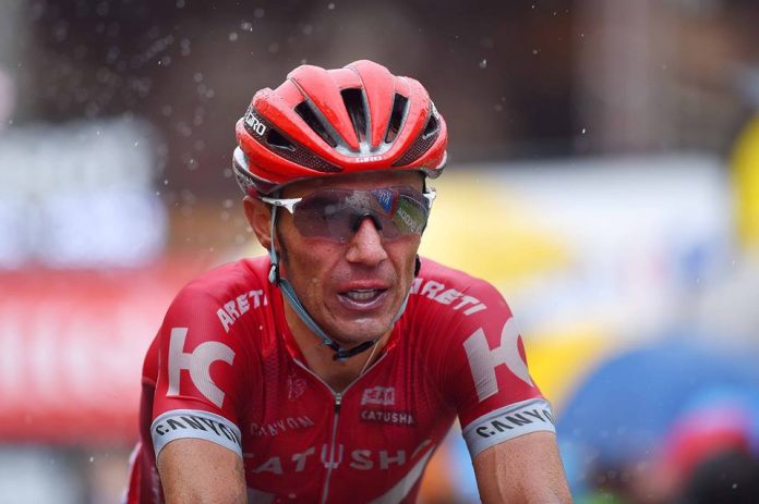 TODAYCYCLING : Joaquim Rodriguez sur la Tour de France. Photo : Katusha/Tim de Waele