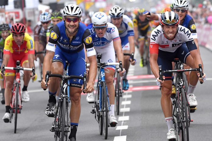 TODAYCYCLING - Tom Boonen remporte sa première victoire de la saison à l'occasion de la 1ere étape du Tour de Wallonie ! Photo : TDSports/Etixx-Quick Step