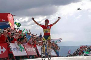 Alberto Contador a encore dégainé sur le Tour de Burgos - source Facebook Alberto Contador
