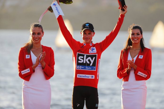 TODAYCYCLING - Peter Kennaugh, premier leader. Photo : LaVuelta.com
