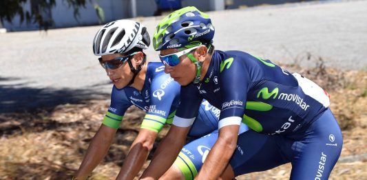 TODAYCYCLING - Nairo Quintana et Esteban Chaves. Photo : Movistar/Lavuelta.com