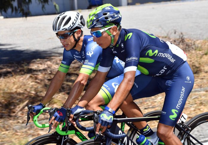 TODAYCYCLING - Nairo Quintana et Esteban Chaves. Photo : Movistar/Lavuelta.com