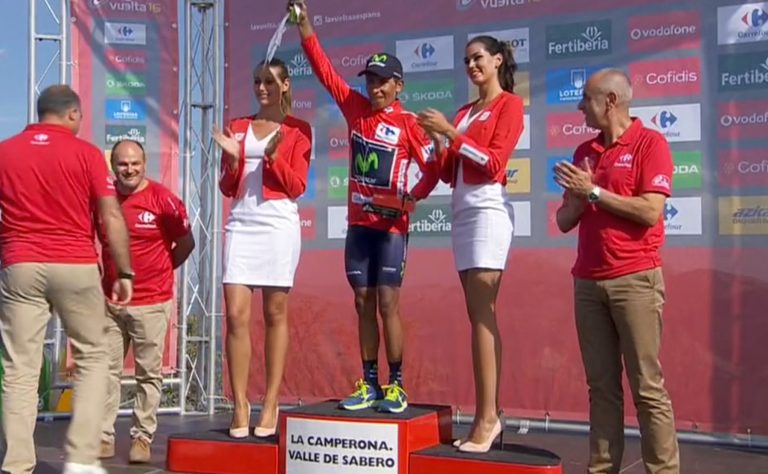Sergey Lagutin pour l’étape, Nairo Quintana en rouge