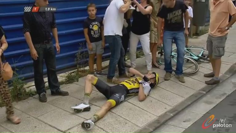 Fracture de la clavicule pour Steven Kruijswijk
