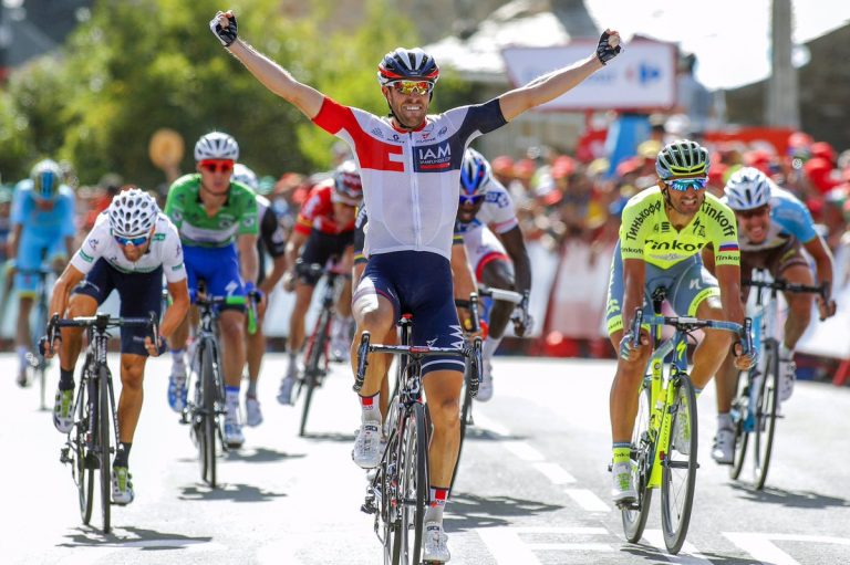 Van Genechten gagne, Contador à terre