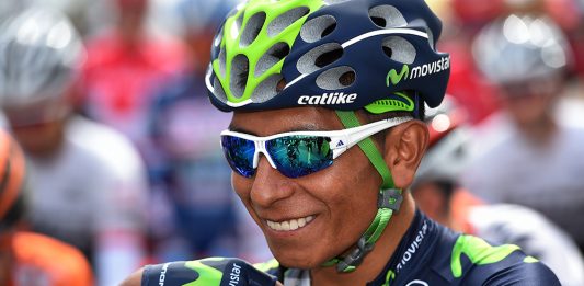 TODAYCYCLING - Nairo Quintana prolonge avec la Movistar jusqu'en 2019. Photo : Tim De Waele/TDWSpor