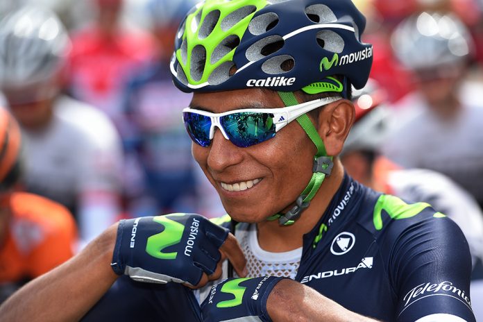 TODAYCYCLING - Nairo Quintana prolonge avec la Movistar jusqu'en 2019. Photo : Tim De Waele/TDWSpor