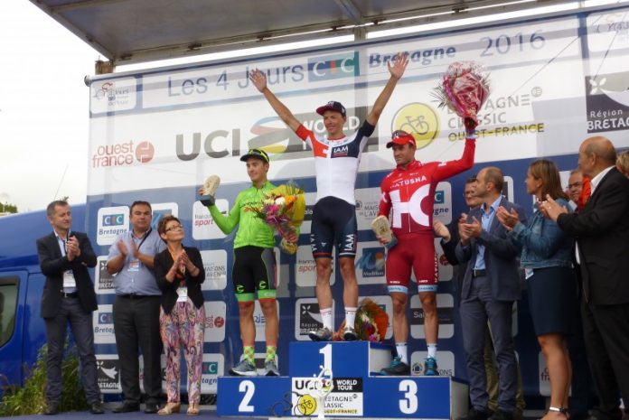 TODAYCYCLING - Oliver Naesen s'impose à Plouay. Photo : Bretagne Classic Ouest-France