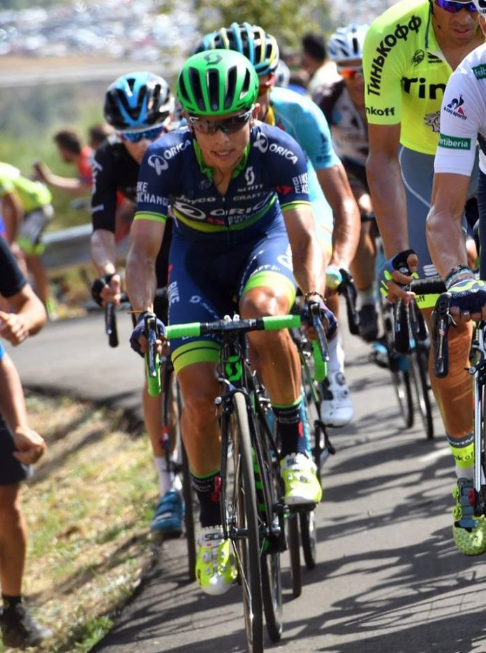 TODAYCYCLING - Esteban Chaves est en forme sur les routes de la Vuelta. Photo : Orica-BikeExchange