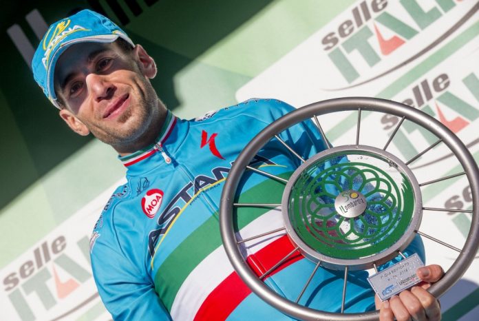TODAYCYCLING - Vincenzo Nibali lauréat du Tour de Lombardie 2015. Photo : Il Lombardia