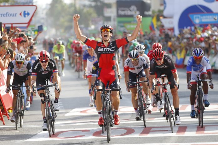 TODAYCYCLING - Jempy Drucker remporte la 16e étape de la Vuelta ! Photo : Unipublic/PhotoGomez/Sport/lavuelta.com