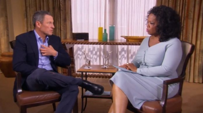 TODAYCYCLING - Lance Armstrong avait avoué à Oprah Winfrey s'être dopé. Photo : D.R