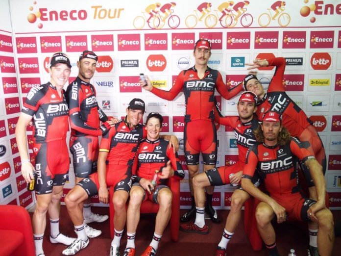 TODAYCYLING - La BMC Racing Team à la fête sur l'Eneco Tour. Photo : D.R