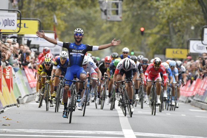 TODAYCYCLING - Fernando Gaviria. vainqueur de Paris-Tours 2016. Photo : B.Bade/Paris-Tours